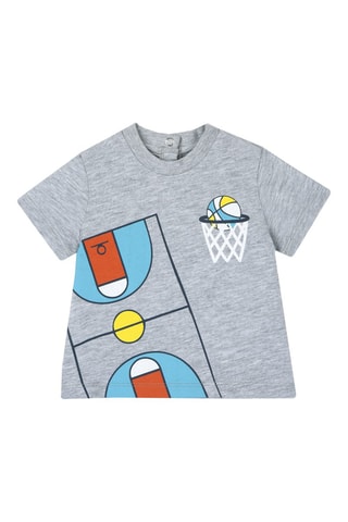 T-shirt - Gemêleerd Grijs