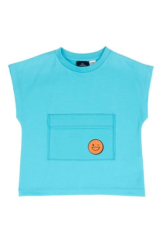 T-shirt en Etui - Hemelsblauw