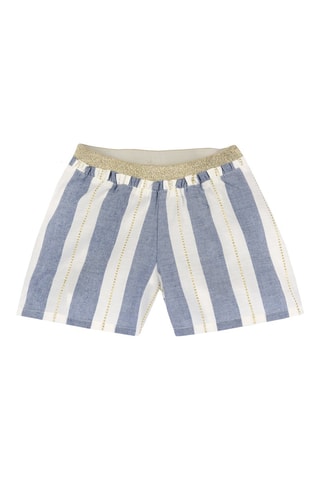 Short Hemelsblauw en Wit