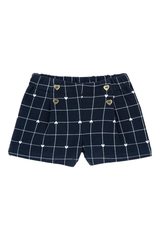 Short - Nachtblauw en Wit