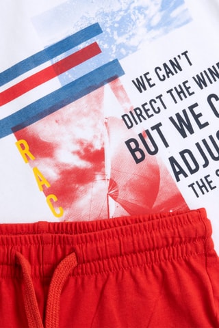 T-shirt en Short - Donkerblauw