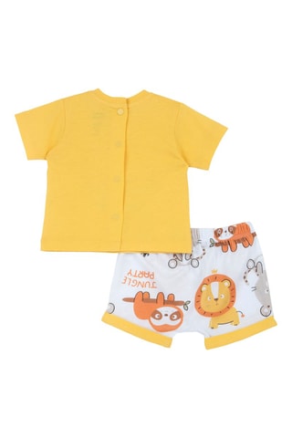 T-shirt en Short - Oranje en Geel