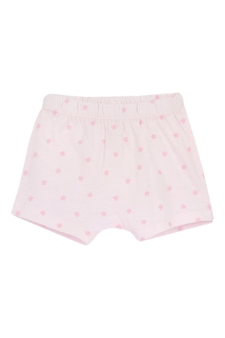 T-shirt en Short - Poederroze