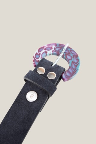 Fibbia ad ardiglione di cintura - Bordeaux  - One Step