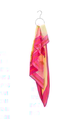 Foulard - Rosa e giallo - One Step