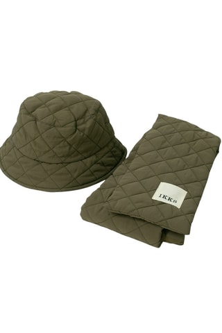 Cappello da pescatore e sciarpa - Kaki - IKKS