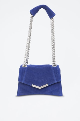 Borsa a mano in pelle - Blu chiaro - IKKS