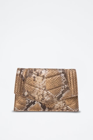 Portacarte in pelle d’agnello - Dorato - IKKS