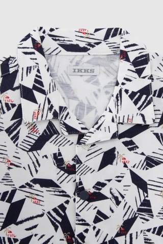 Camicia in cotone bio - Panna - IKKS Junior