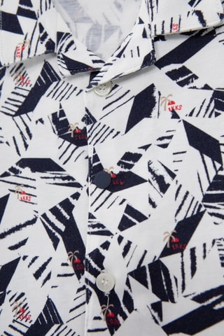 Camicia in cotone bio - Panna - IKKS Junior