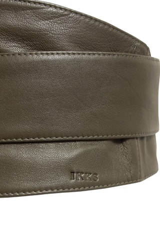 Cintura in pelle - Kaki - IKKS