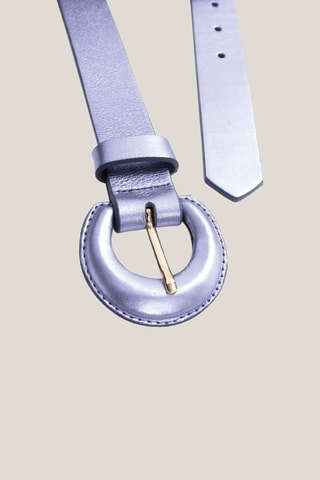 Cintura in pelle di vitello - Viola  - One Step