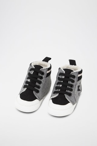 Sneakers alte imbottite - Grigio 