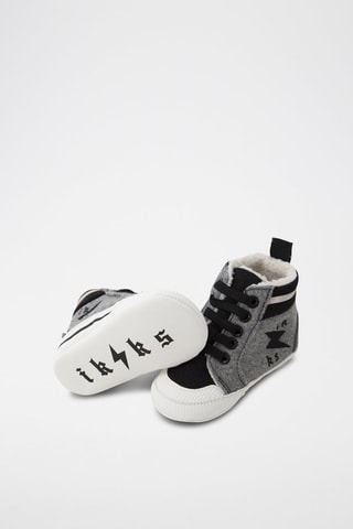 Sneakers alte imbottite - Grigio 