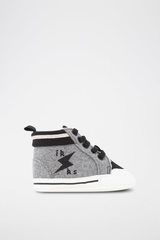 Sneakers alte imbottite - Grigio 