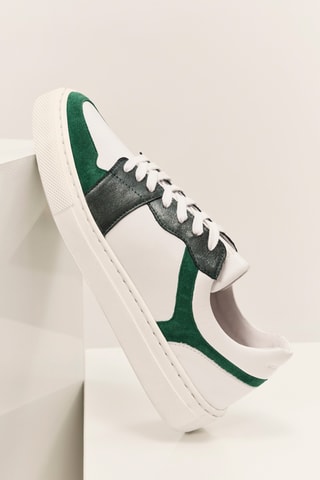 Sneakers in pelle - Bianco  - One Step