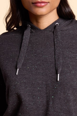 Maglia con cappuccio - Antracite melange