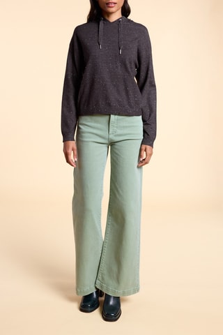 Maglia con cappuccio - Antracite melange