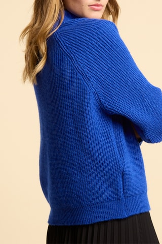 Maglia in mohair - Blu elettrico