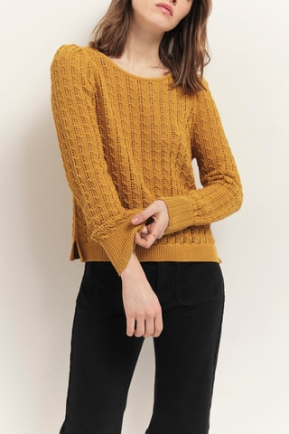 Maglia in lino - Senape - One Step