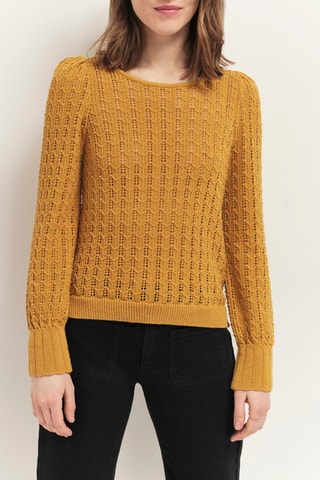 Maglia in lino - Senape - One Step