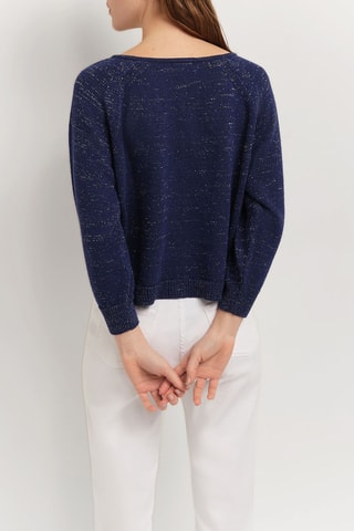 Cardigan in lino - Blu chiaro - One Step