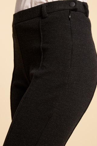 Pantaloni da completo a vita alta - Antracite