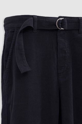 Pantaloni relaxed in velluto - Nero - IKKS