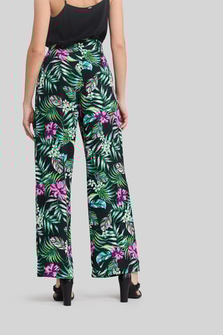 Pantaloni wide legs - Nero - IKKS