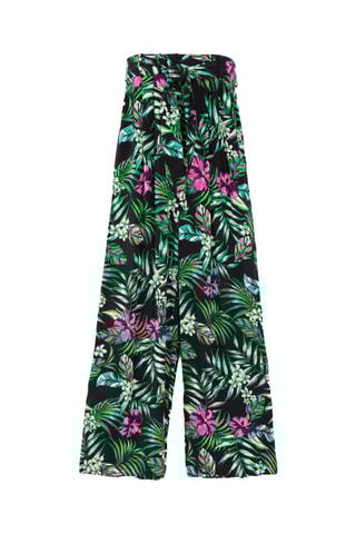 Pantaloni wide legs - Nero - IKKS