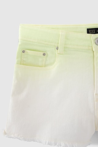 Shorts dip and dye in jeans - Giallo - IKKS Junior