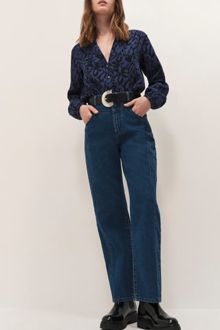 Jeans straight - Blu scuro  - One Step