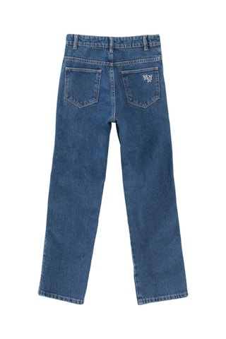 Jeans in cotone bio - Blu 