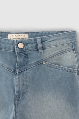 Jeans slim a vita alta - Azzurro - IKKS