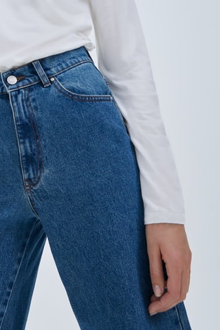 Jeans a vita alta - Blu