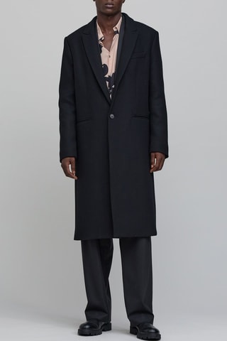 Cappotto in lana - Nero