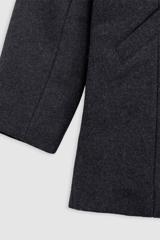 Cappotto con cappuccio - Nero