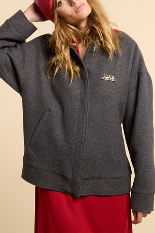 Giacca in lana - Grigio melange