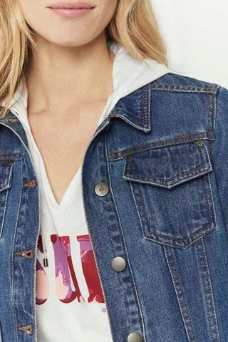 Giacca con cappuccio - Blu chiaro - One Step