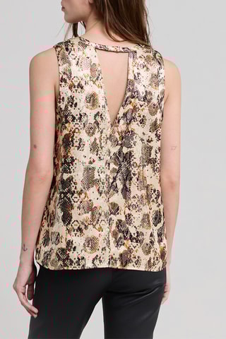 Top in seta - Dorato - IKKS