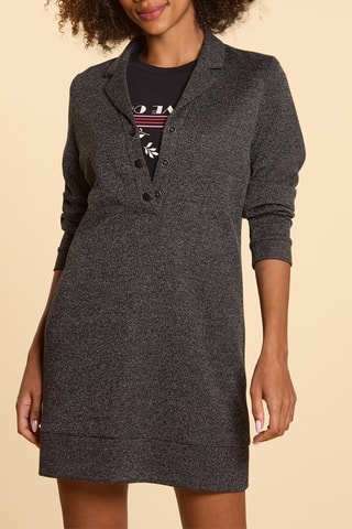 Abito taglio dritto - Grigio melange