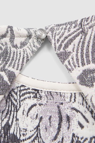 Abito a campana - Ecrù e grigio - IKKS