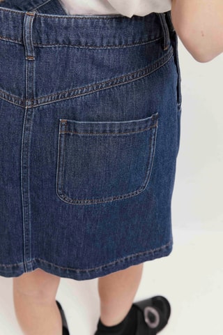 Abito salopette in jeans - Blu - One Step