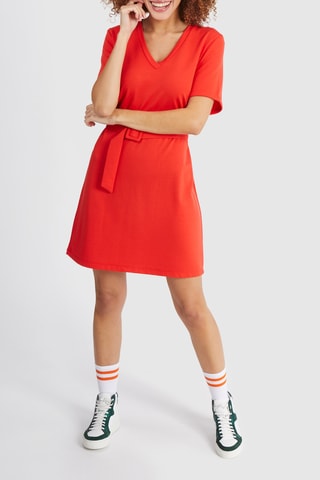 Abito taglio dritto - Rosso - I.Code