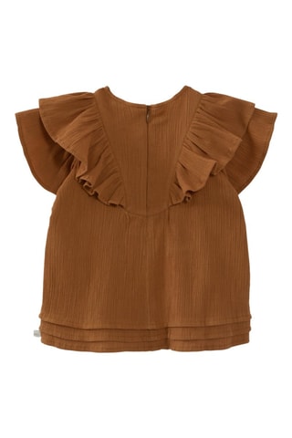 Abito con volant - Cammello - IKKS