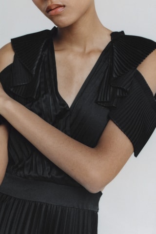 Abito plissé - Nero - IKKS