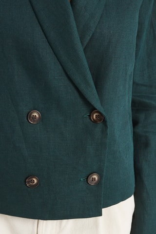 Giacca da completo in lino - Verde - I.Code