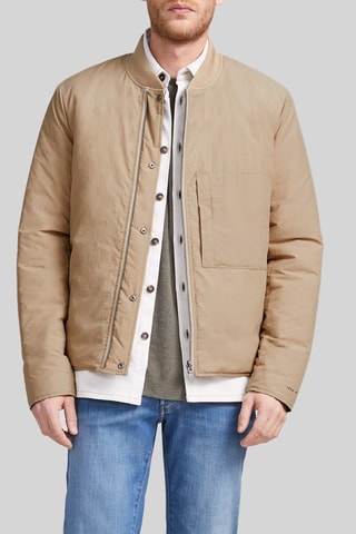 Giubbotto double face - Kaki e beige - IKKS