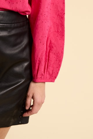 Camicia in sangallo - Fucsia