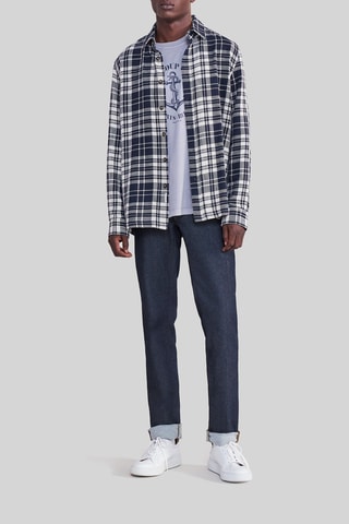 Sovracamicia regular - Blu - IKKS